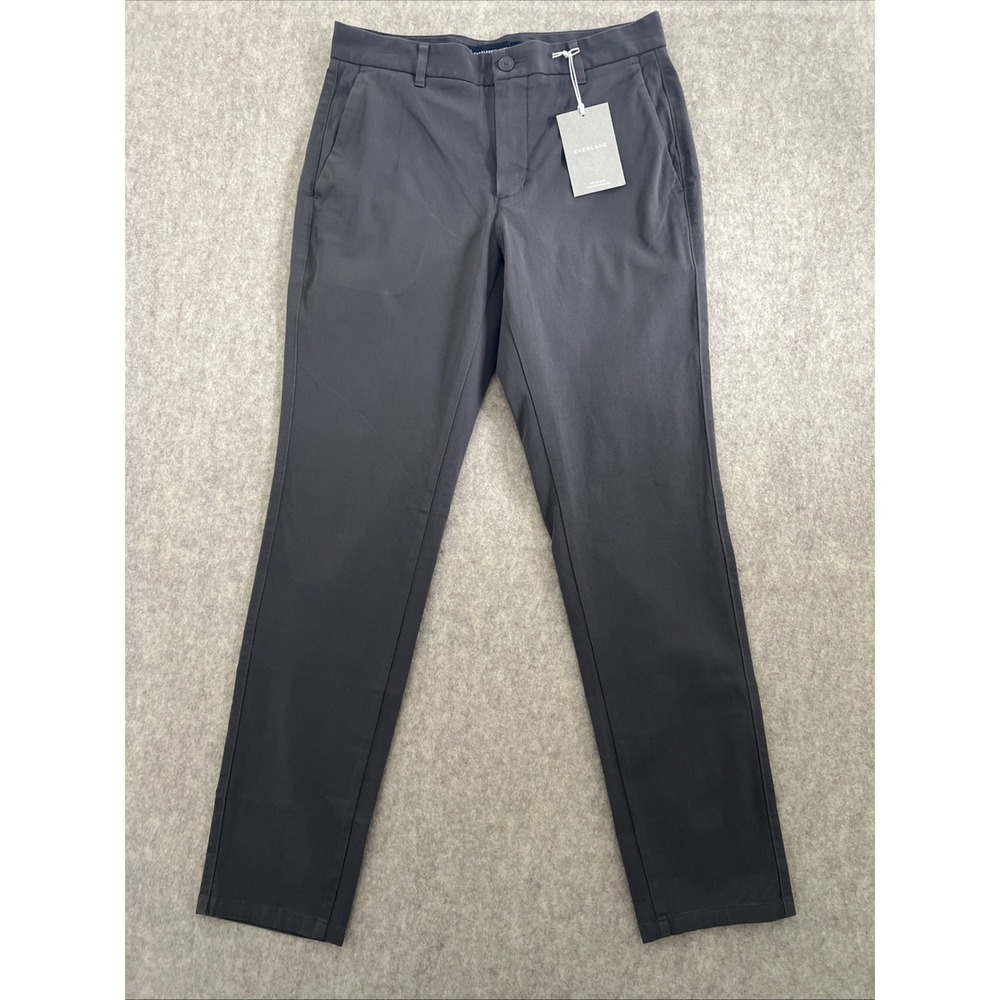 Everlane Uniform Slim Fit Performance Chino Pants Gray Mens 31x32 New